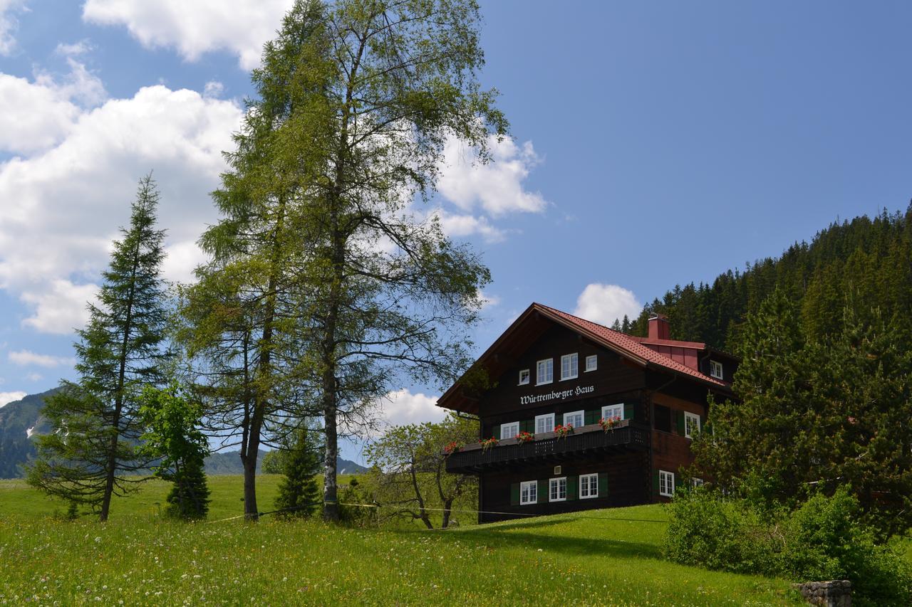 Wuerttemberger Haus - Hütte Villa Hirschegg  Exterior foto